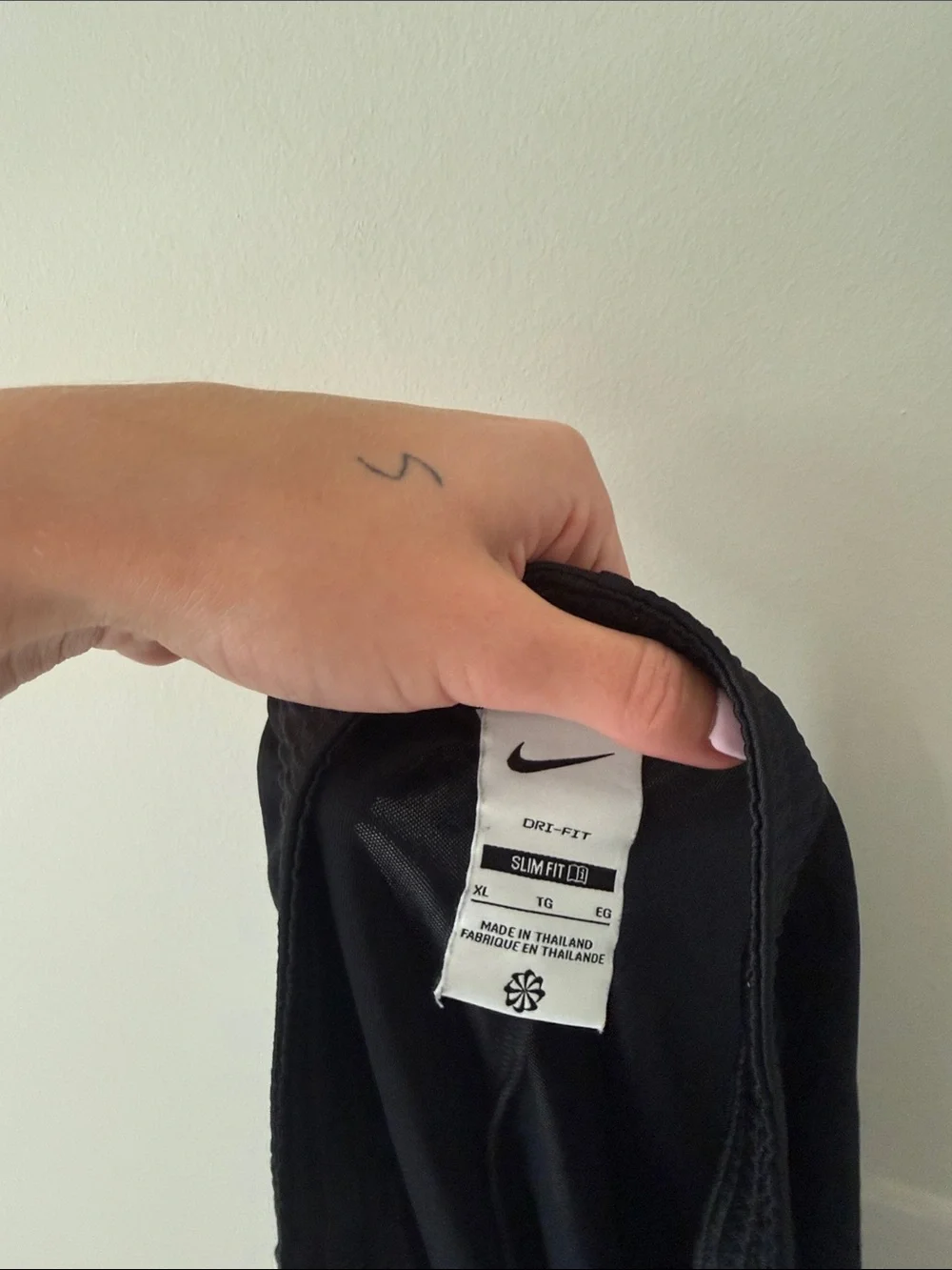 Nike Black Athletic Shorts with White Mesh Trim Grand Canyon University Lopes